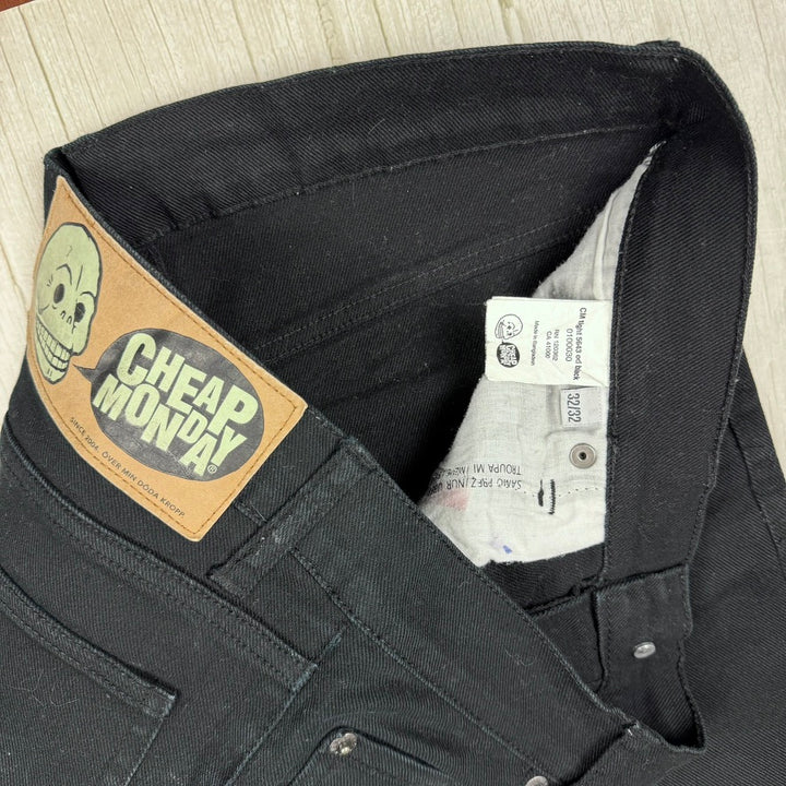 Cheap Monday 'CM Tight 5643 Od Black 'Jeans - Size 32/32