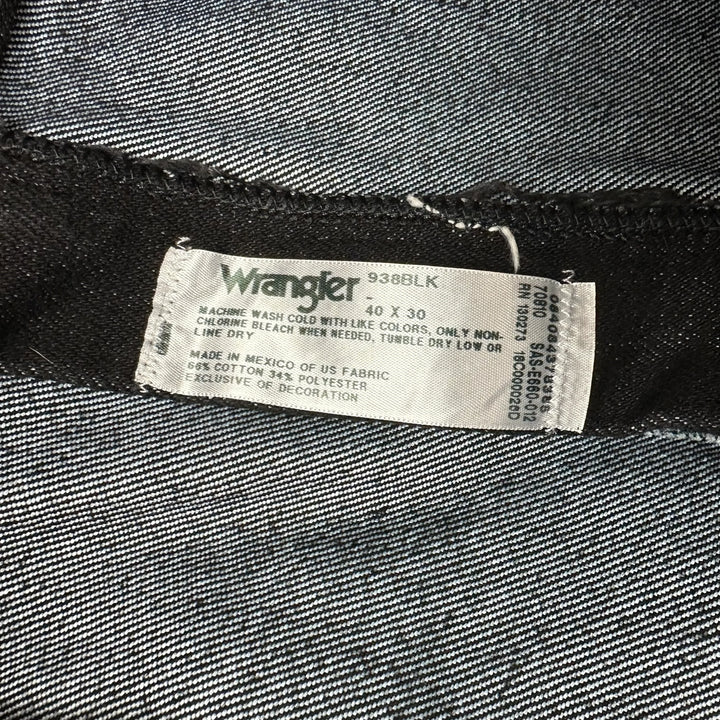 Wrangler Mens Black Classic Jeans - Size 40S