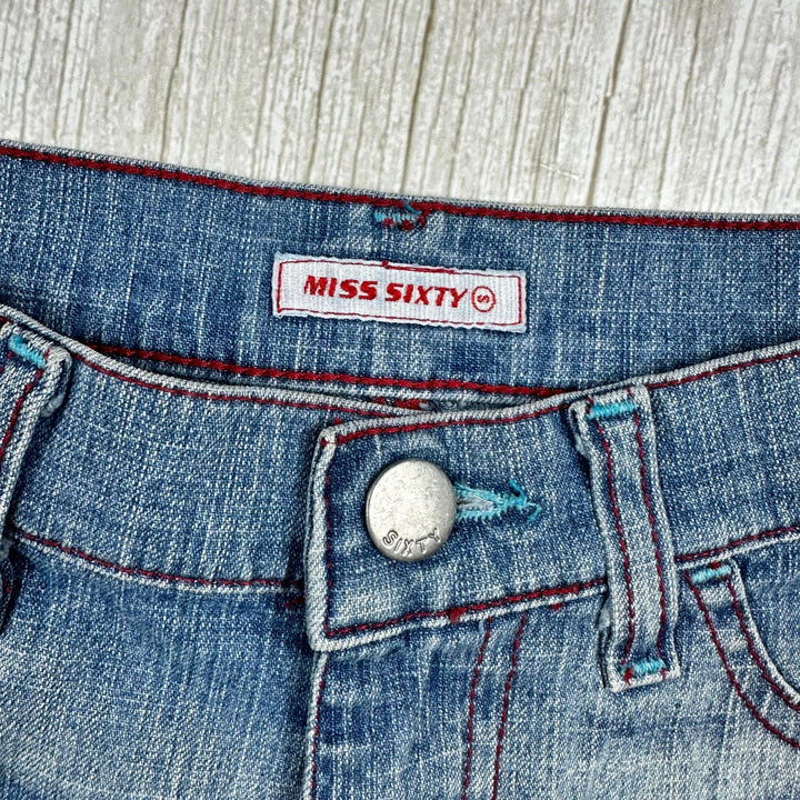 Miss Sixty Italian Denim Micro Shorts- Size XS