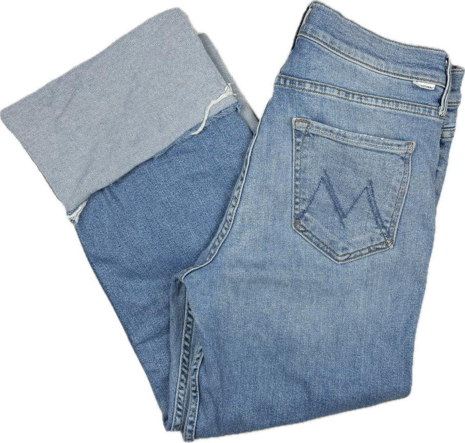 Mother 'The Dusty Cuff Fray'- Shoot to Thrill Jeans - Size 28