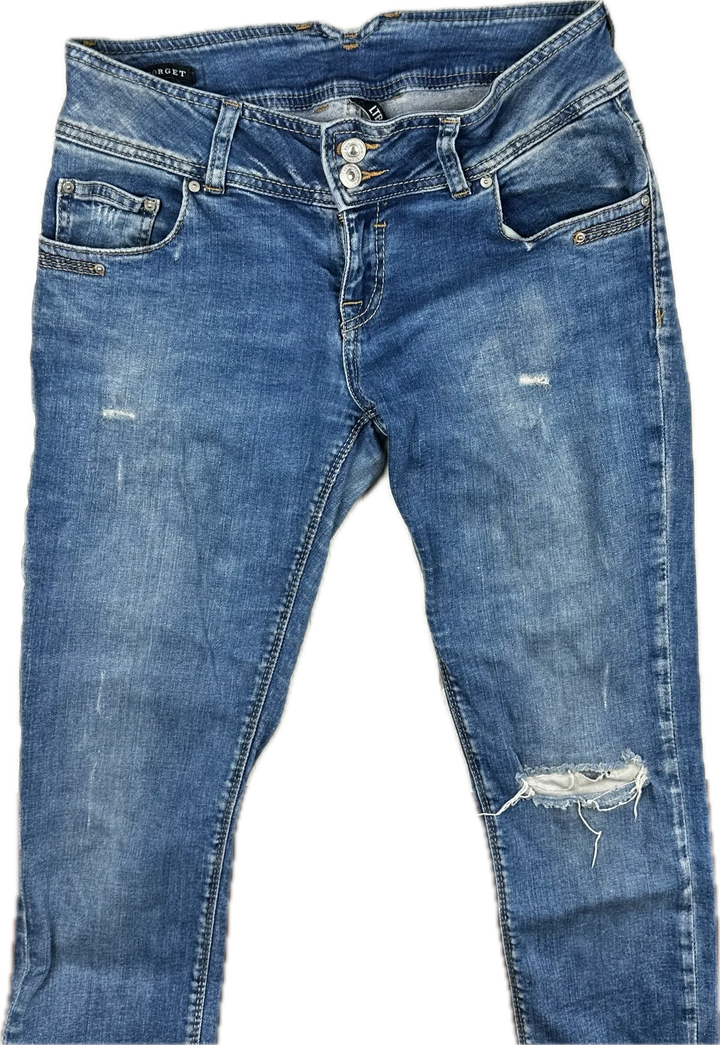 LTB Ladies 'Georget' Ankle Slim Distressed Jeans -Size 29