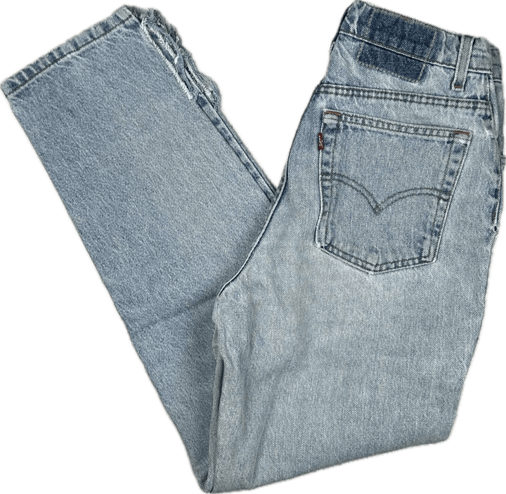 Levis Vintage Look 140th Anniversary Ladies Split Hem Denim Jeans -Suit Size 7/8