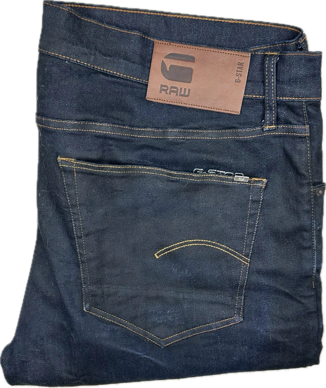 G Star RAW Mens 3301 Regular Tapered Jeans -Size 40/32