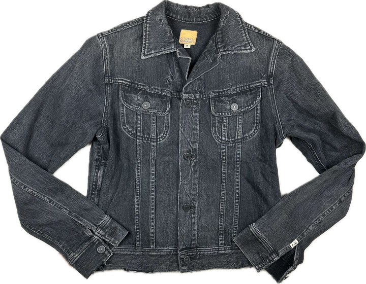 Citizens of Humanity Washed Black Denim Jacket  - Size M