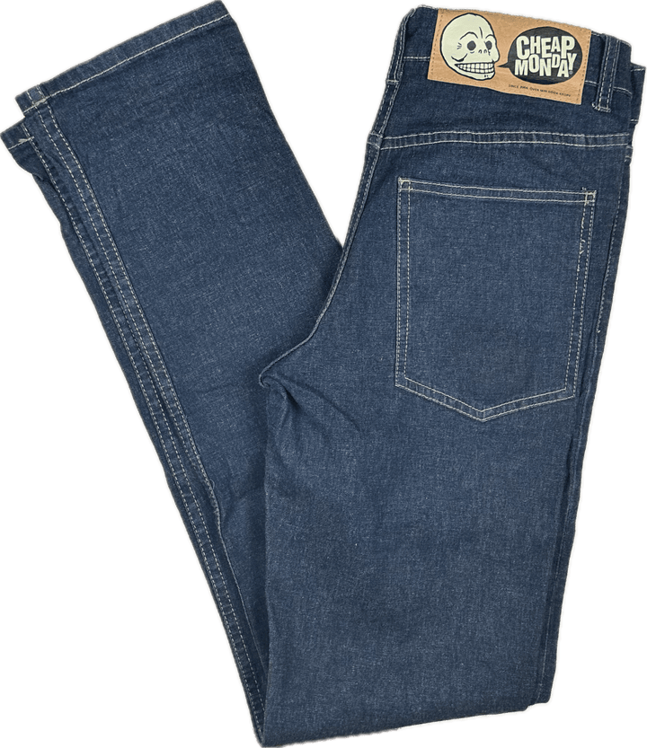 Cheap Monday 'Tight Very Stretch One Wash' Skinny Jeans - Size 32/34 - Jean Pool