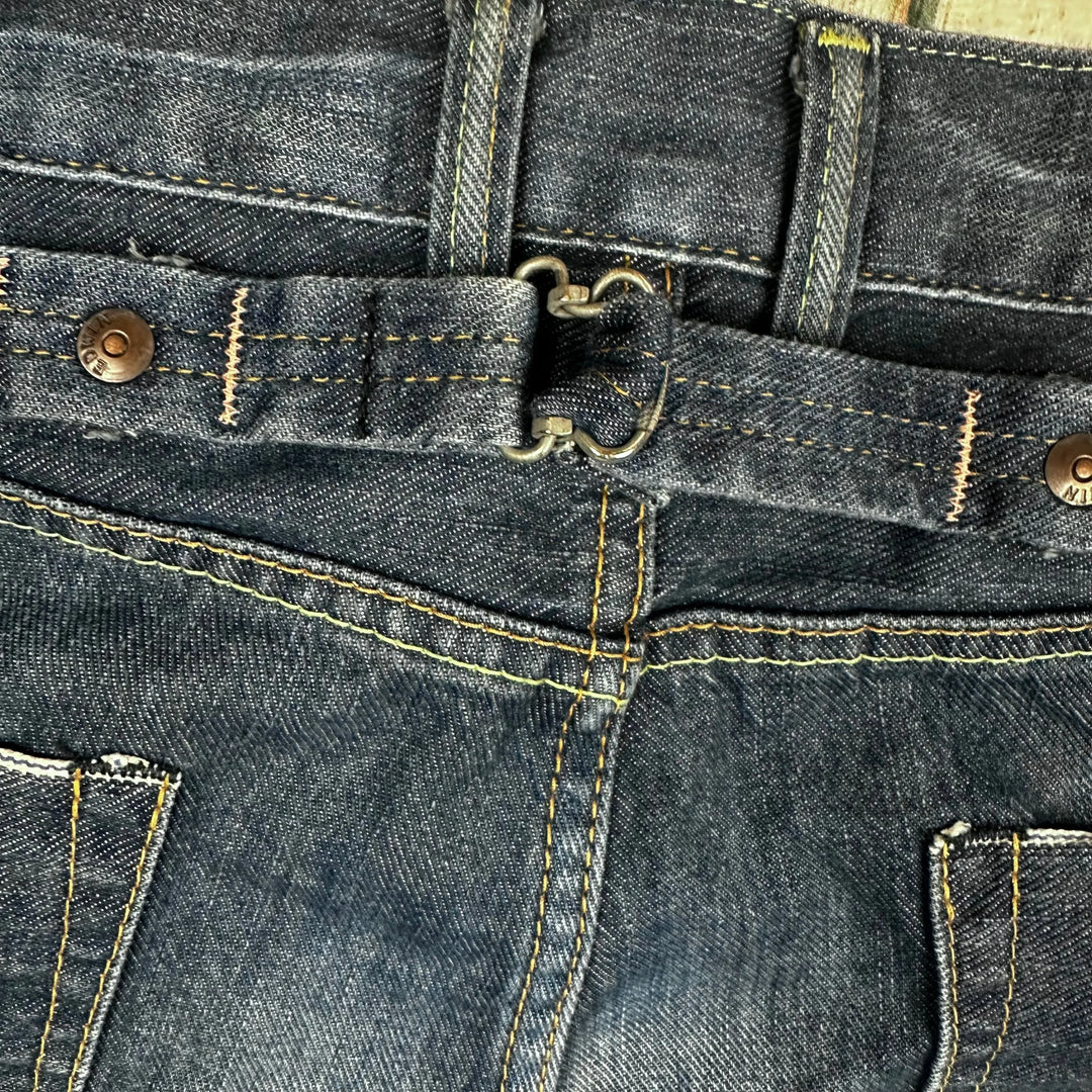 Edwin Made in Japan - Blue 'SK505 Selvedge Denim Jeans -Size 34/32 - Jean Pool