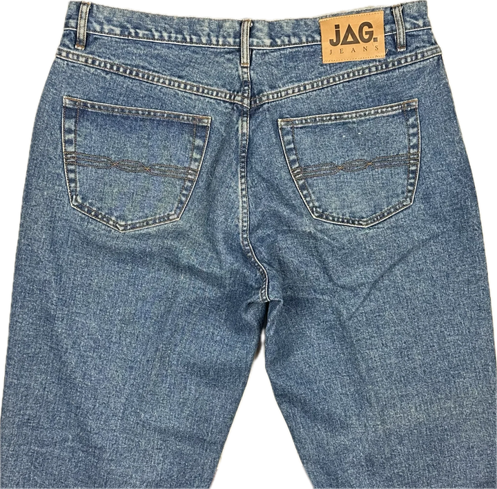 Jag Vintage 80's Australian Made Mens Classic Jeans - Size 38/36