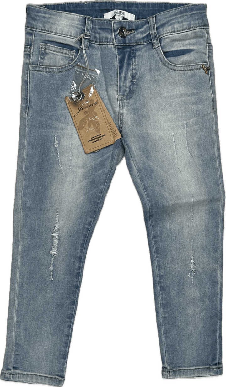 NWT - Patrizia Pepe Girls 'Patty' Light Slim Fit Jeans - Size 4Y - Jean Pool