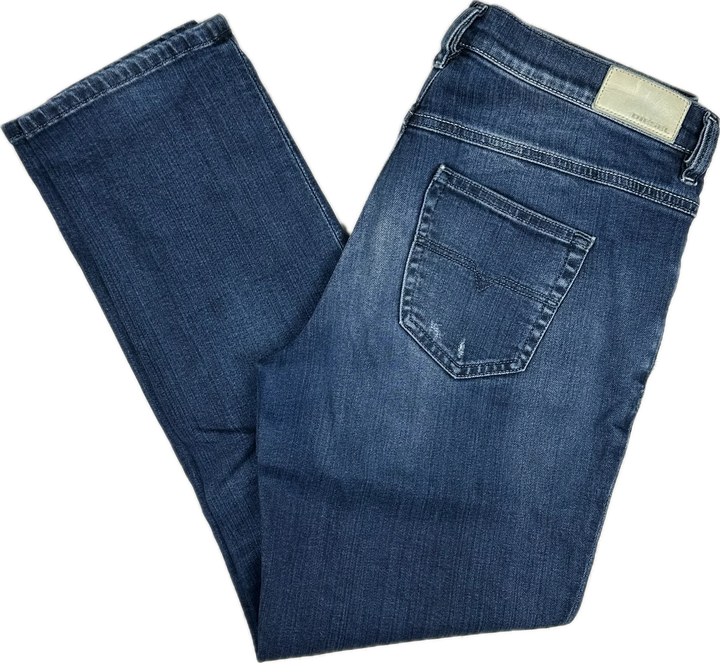 Diesel Ladies 'Belthy- Ankle' Crop Boyfriend Jeans -Size 28