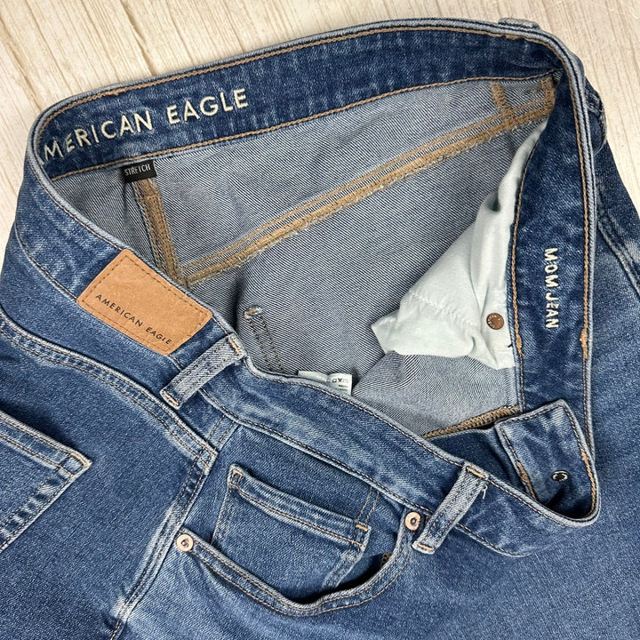 American Eagle Stretch Denim 'Mom Jean'- Size 16