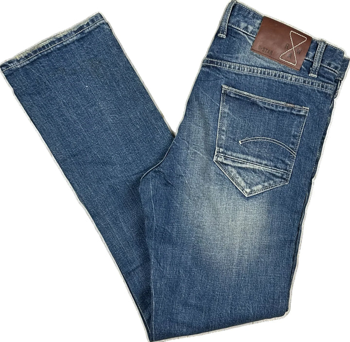 G Star Raw Mens Slim Straight Jeans -Size 31/32