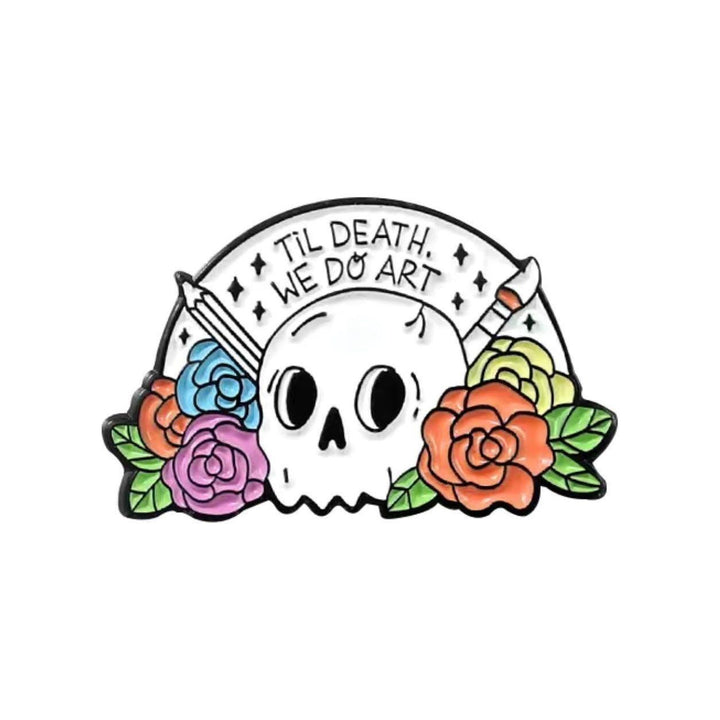 Till Death we do Art - Enamel Pin - Jean Pool