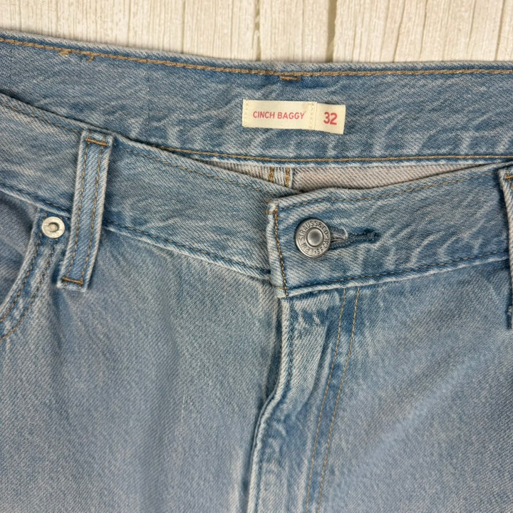 Levis Denim 'Cinch Baggy' Wide Leg Jeans - Size 32