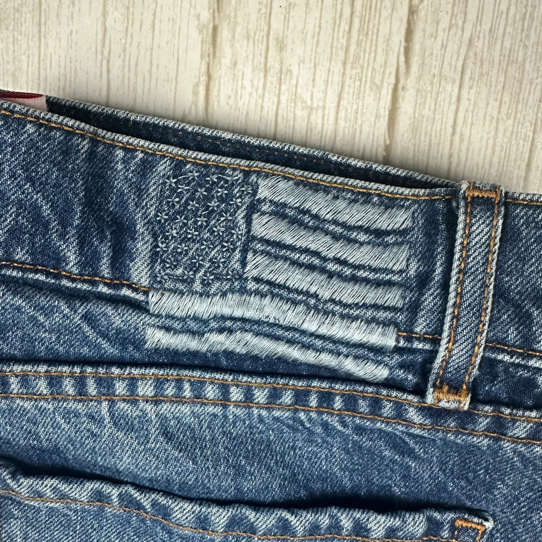 Revice USA 'Matchmaker' Love at First Sight Patch Jeans - Size 30