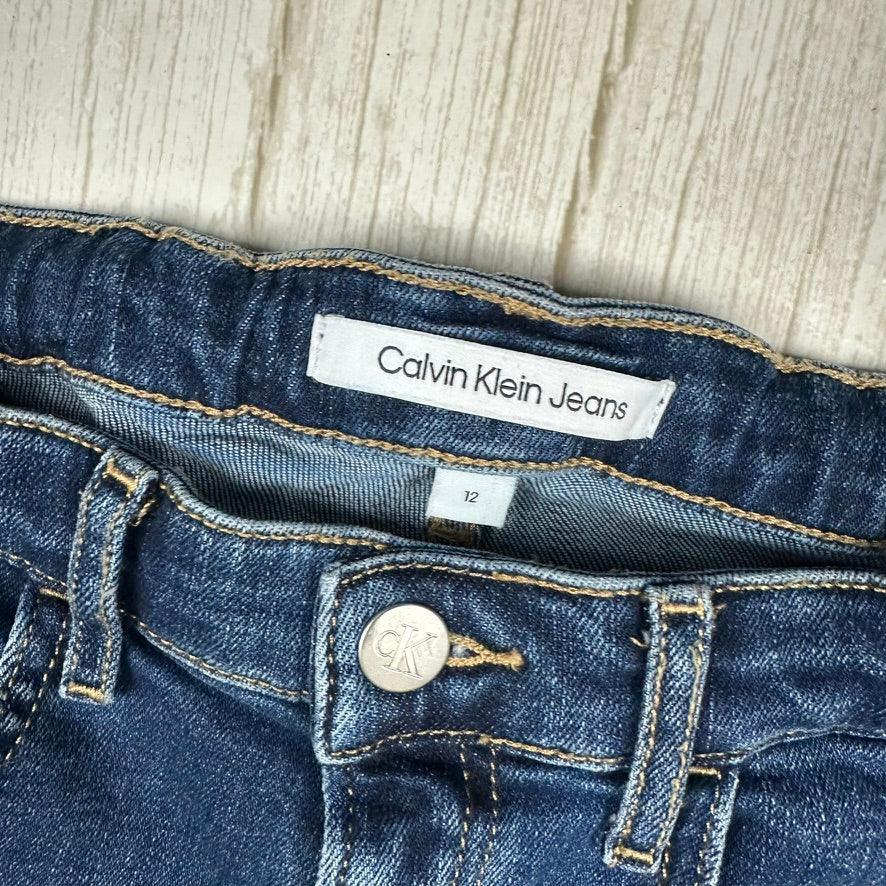 Calvin Klein Boys Classic Denim Shorts - Size 12Y