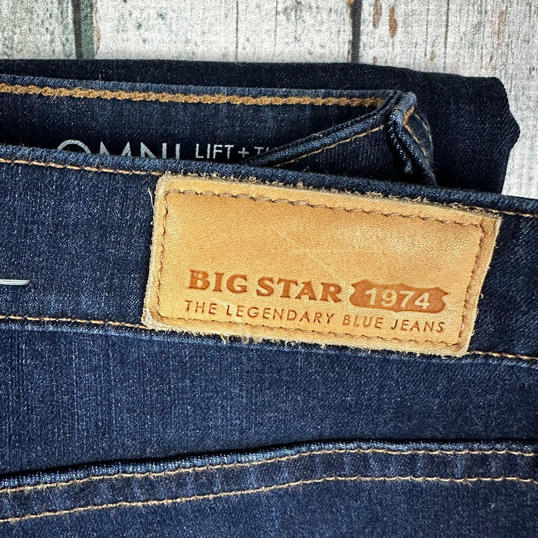 Big Star USA 'Omni' Bridgette Lift & Tuck Straight Leg Jeans -Size 32 - Jean Pool