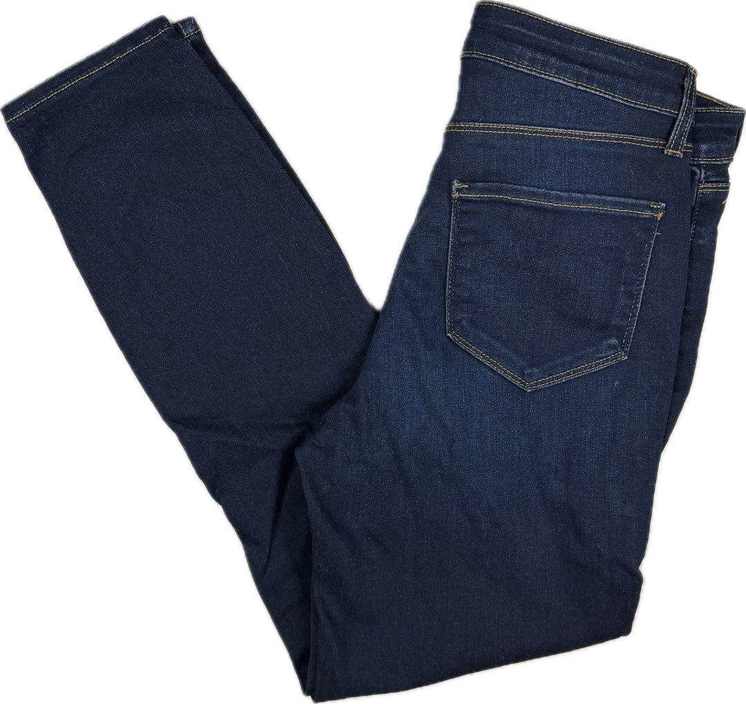 L'Agence  'Margot' High Rise Skinny Blue Ankle Jeans- Size 26