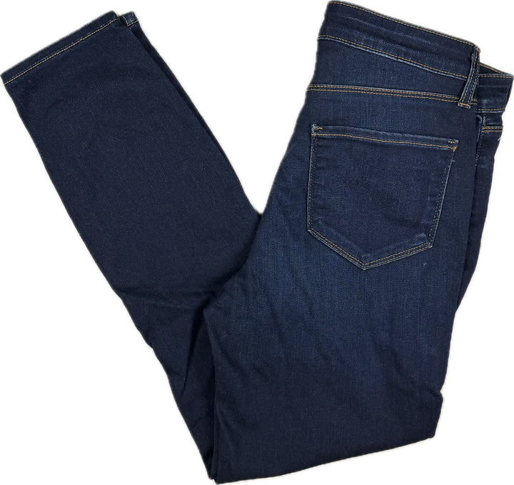 L'Agence  'Margot' High Rise Skinny Blue Ankle Jeans- Size 26