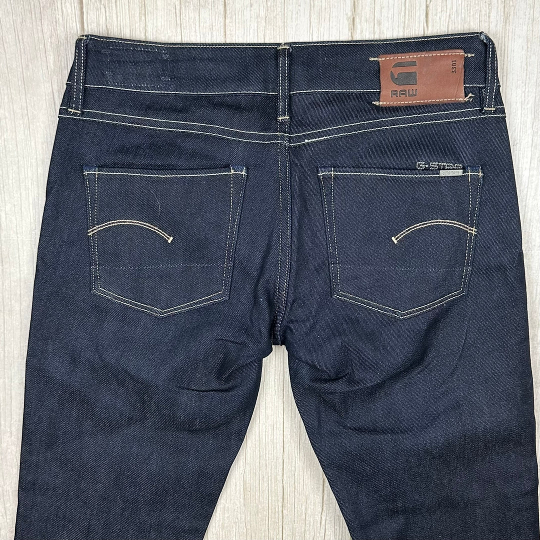 G Star RAW Womens '3301 Skinny' Jeans -Size 26/32