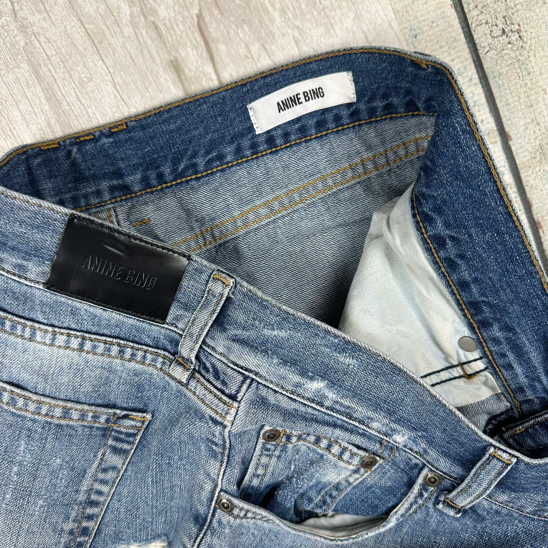 Anine Bing Ladies Boyfriend Denim Shorts  - Size S