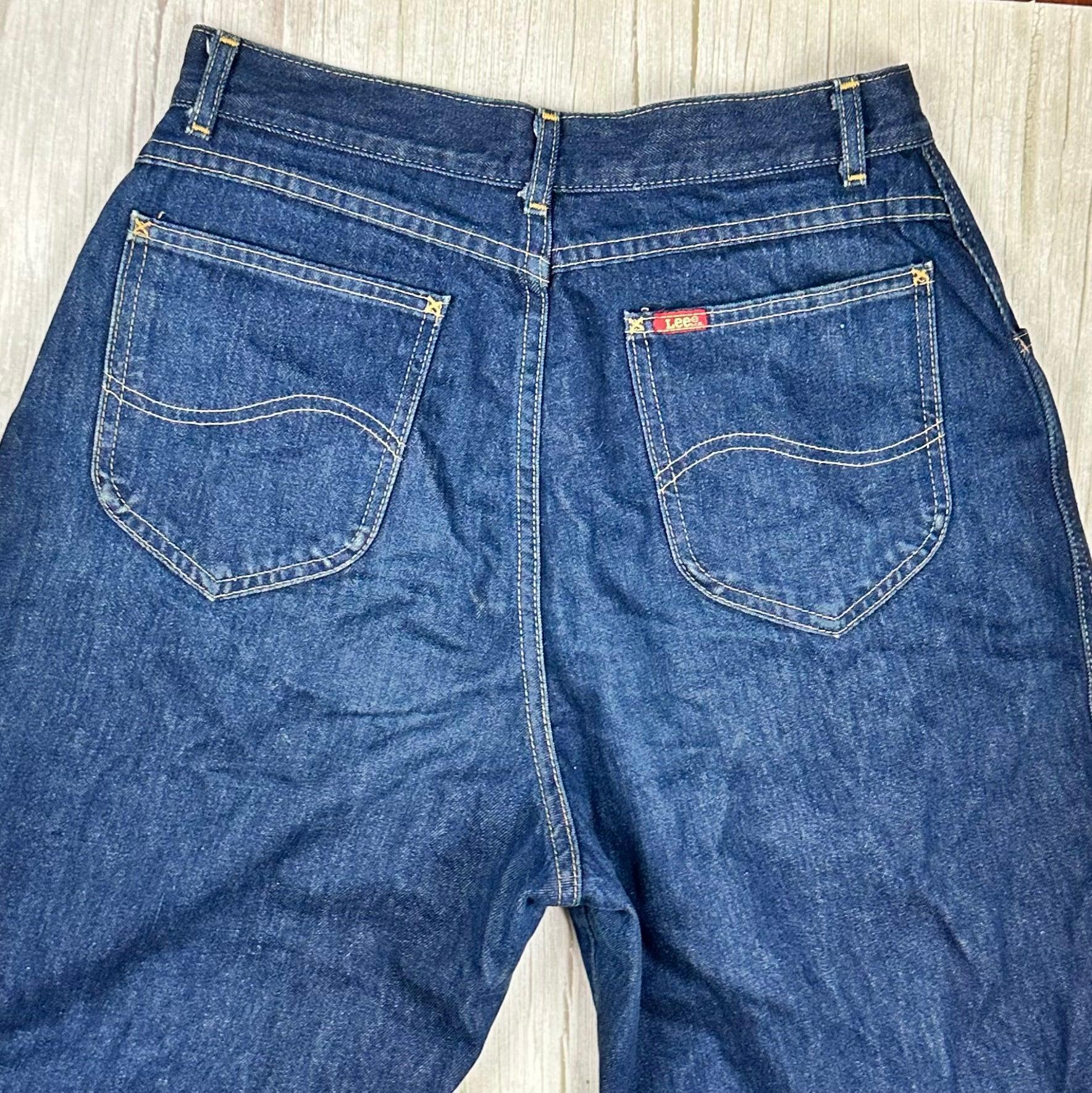 Lee Riders Vintage 80's Tapered Denim Jeans- Suit Size 11 – Jean Pool