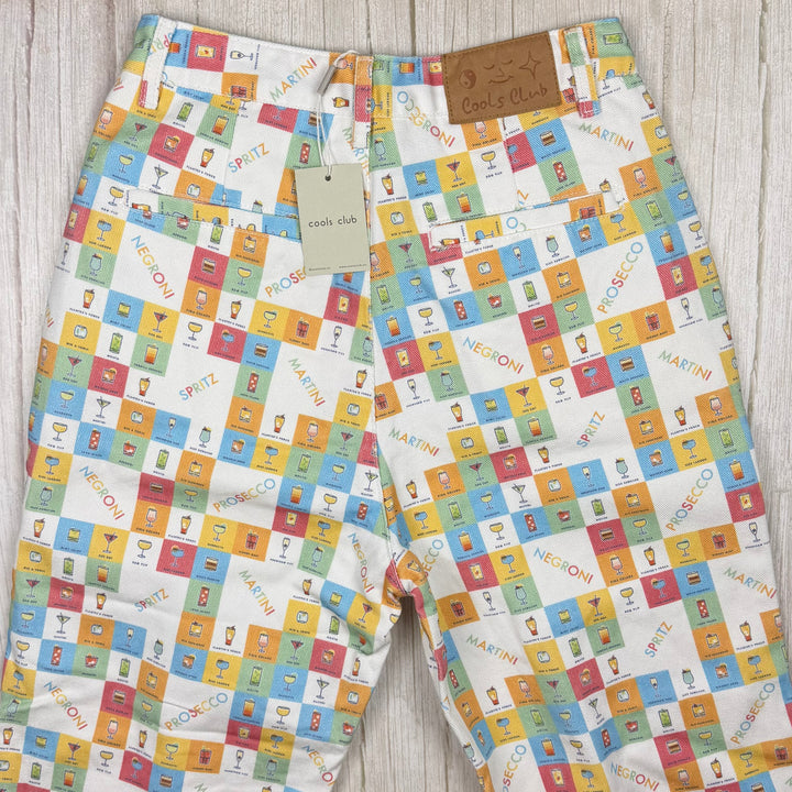 NWT - 'Cocktail Hour' California Pant Printed Jeans by Cools Club - Size 8
