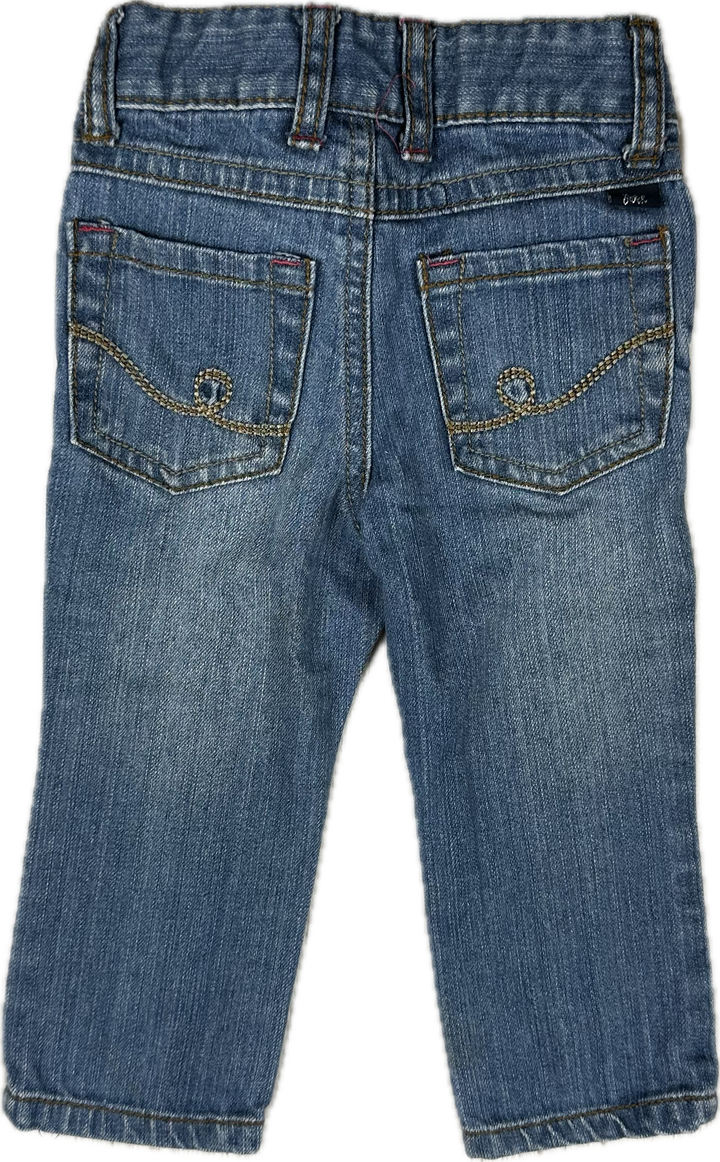 Pumpkin Patch Distressed Denim Toddler Jeans - Size 12/18M