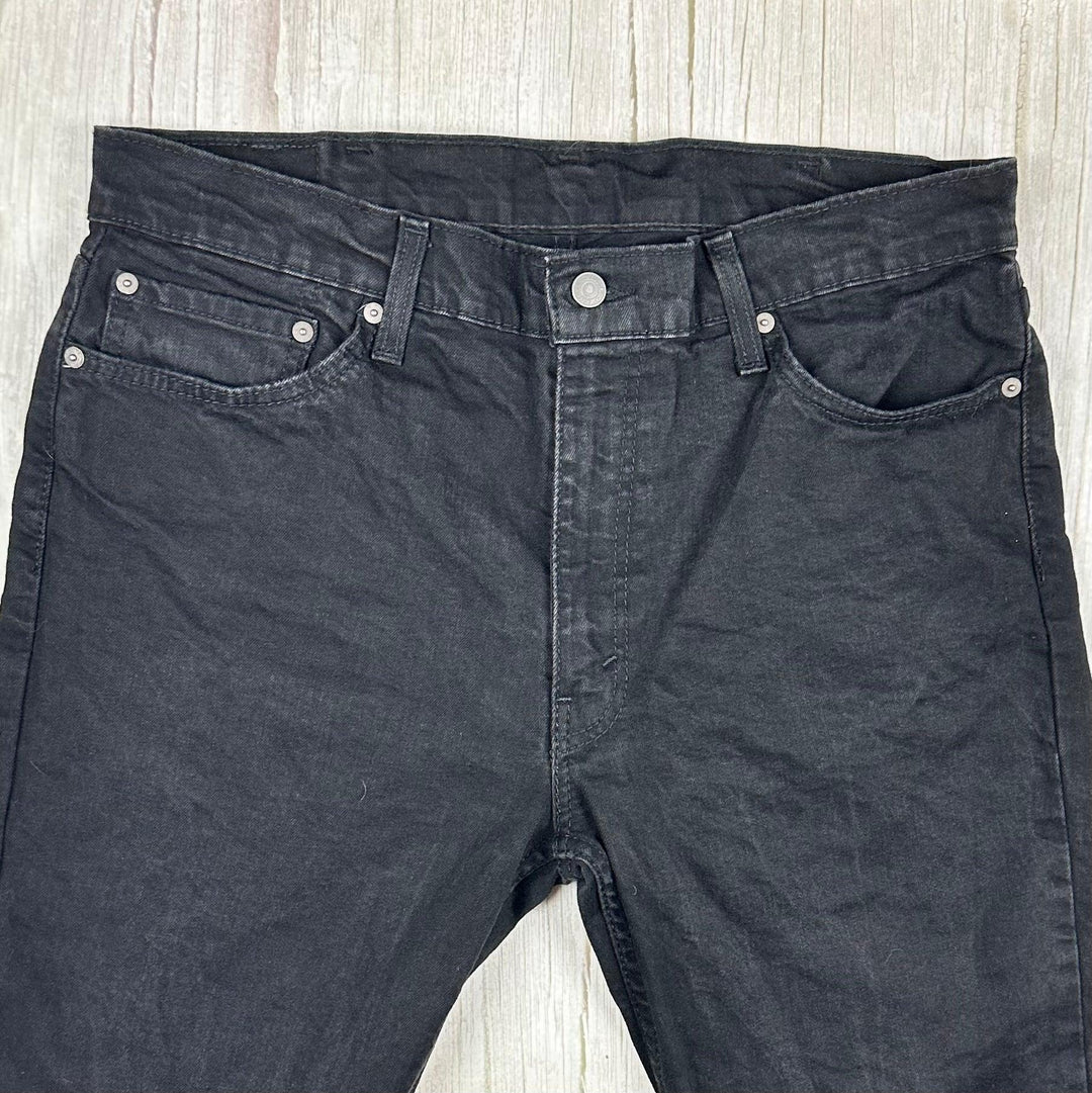 Levis Slim Straight 511 Men's Black Jeans - Size 38/34 - Jean Pool