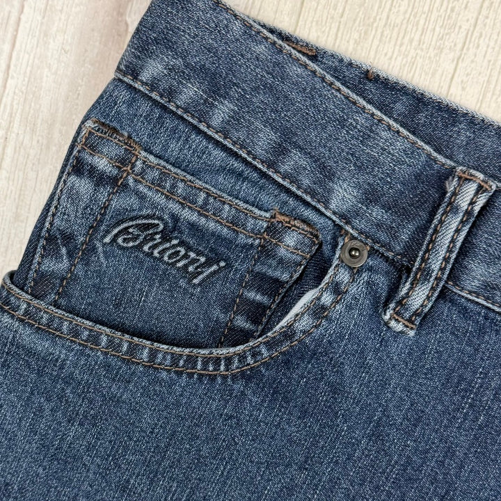 Brioni Italy Mens Slim Straight 'Campiglio' Stretch Jeans - Size 36S