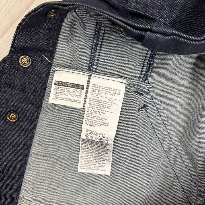 Levis Classic Red Tab Ladies Dark Denim Jacket - Size M