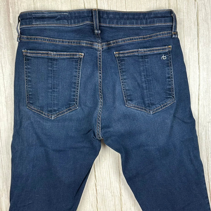 Rag & Bone 'Cate' Mid Rise Skinny Ankle Jeans - Size 28