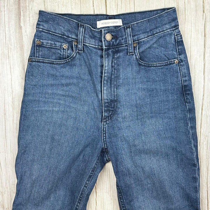NOBODY 'Frankie Jean' High Rise Ankle Stretch Ink Jeans- Size 26