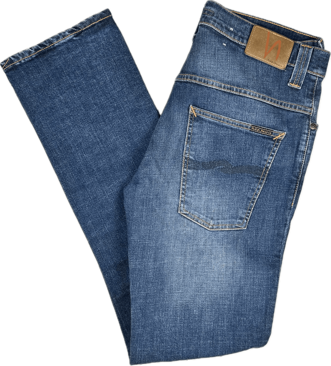 Nudie Jeans Co. 'Thin Finn' Rainy Dark Stretch Jeans - Size 34/34 - Jean Pool