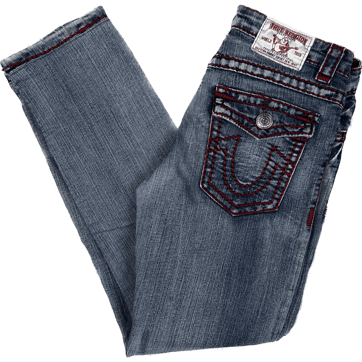 True Religion 'Johnny Big T' Straight Leg Jeans- Size 28 - Jean Pool