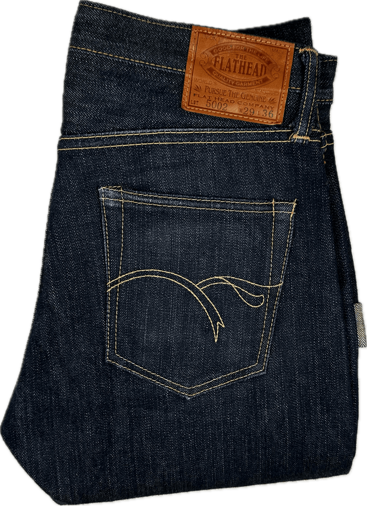 The Flat Head Mens 5002 Selvedge Jeans Made in Japan - Size 29 - Jean Pool