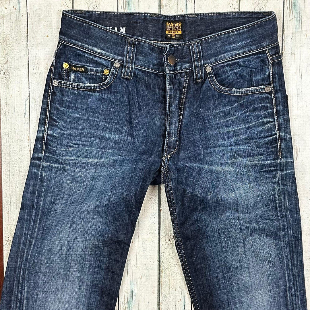 RA-RE Rag Recycle Mens Italian 'Kim' Straight Jeans - Size 28 - Jean Pool