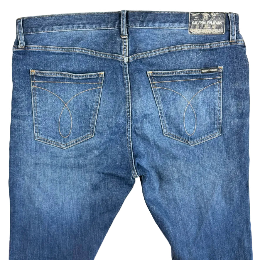 Calvin Klein Mens CKJ016 Skinny Jeans - Size 38