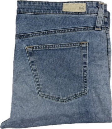 AG Adriano Goldschmied 'The Isabelle' High Rise Straight Crop Jeans- Size 32R