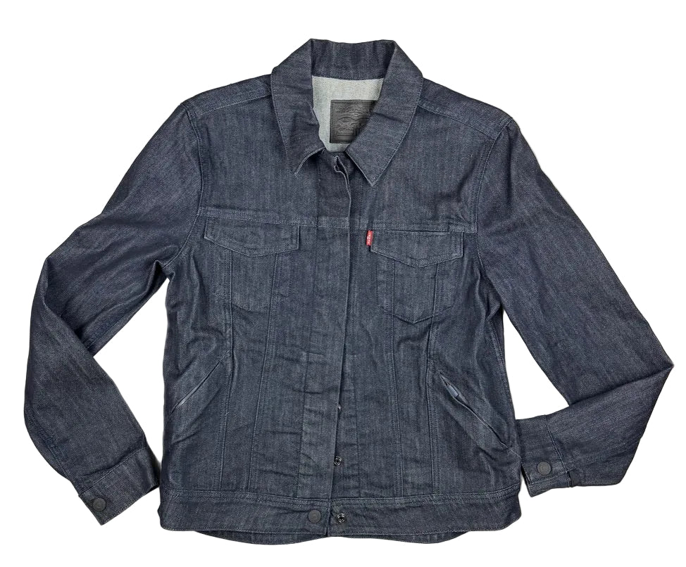 Levis Classic Red Tab Ladies Dark Denim Jacket - Size M