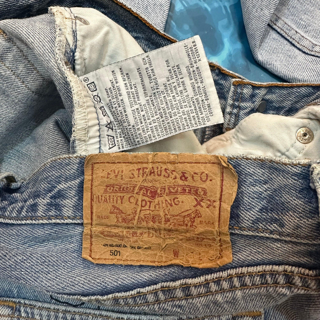 Levis 501 Reworked Vintage 90’s Jeans - Suit Size 10/11 - Jean Pool
