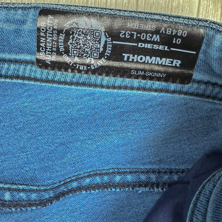 Diesel 'Thommer' Denim Slim Skinny Jeans -Size 30 Crop - Jean Pool