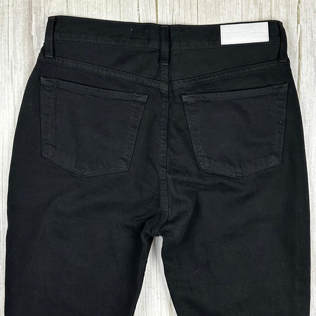 RE/DONE High Rise Ankle Black Jeans -Size 30 - Jean Pool