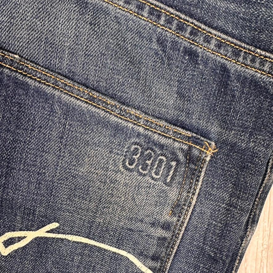G Star RAW 3301 Mens Morris Tapered Jeans - Size 31/32
