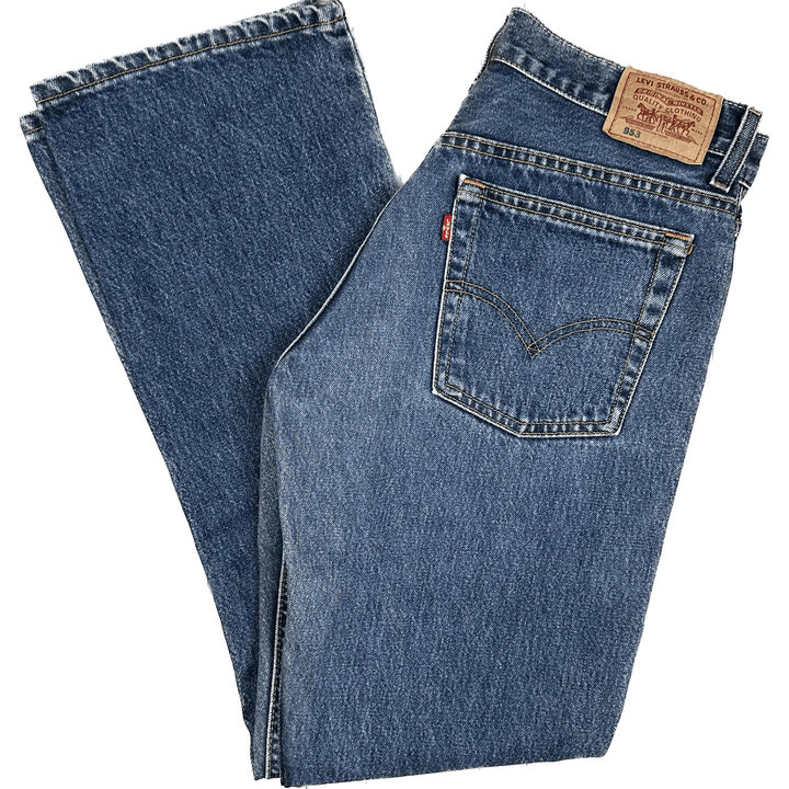 Vintage 1990's Australian Made Levis 553 Jeans - Size 31/33 - Jean Pool