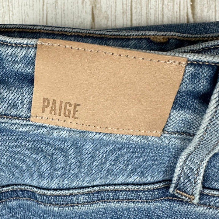 NEW - Paige 'Cindy' High Rise Straight in Mel Destroyed Hem - Size 27