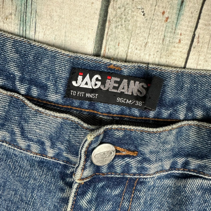 Jag Vintage 80's Australian Made Mens Classic Jeans - Size 38/36