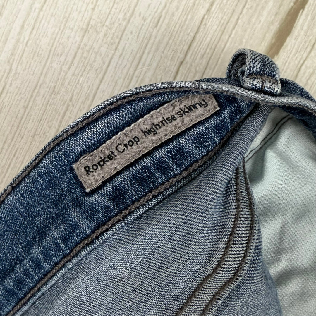 Citizens of Humanity 'Rocket Crop' Distressed Skinny Jeans - Size 28