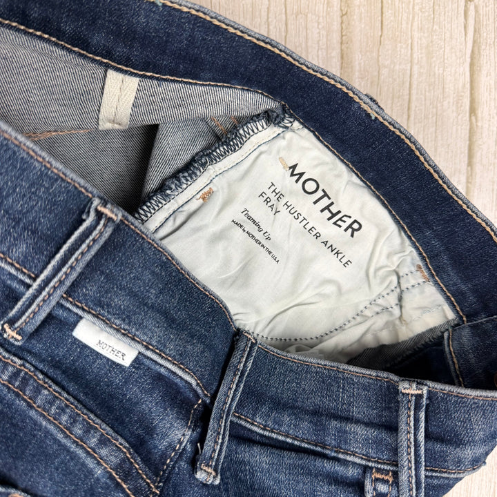 Mother 'The Hustler Ankle Fray' Boot Crop Jeans - Size 26