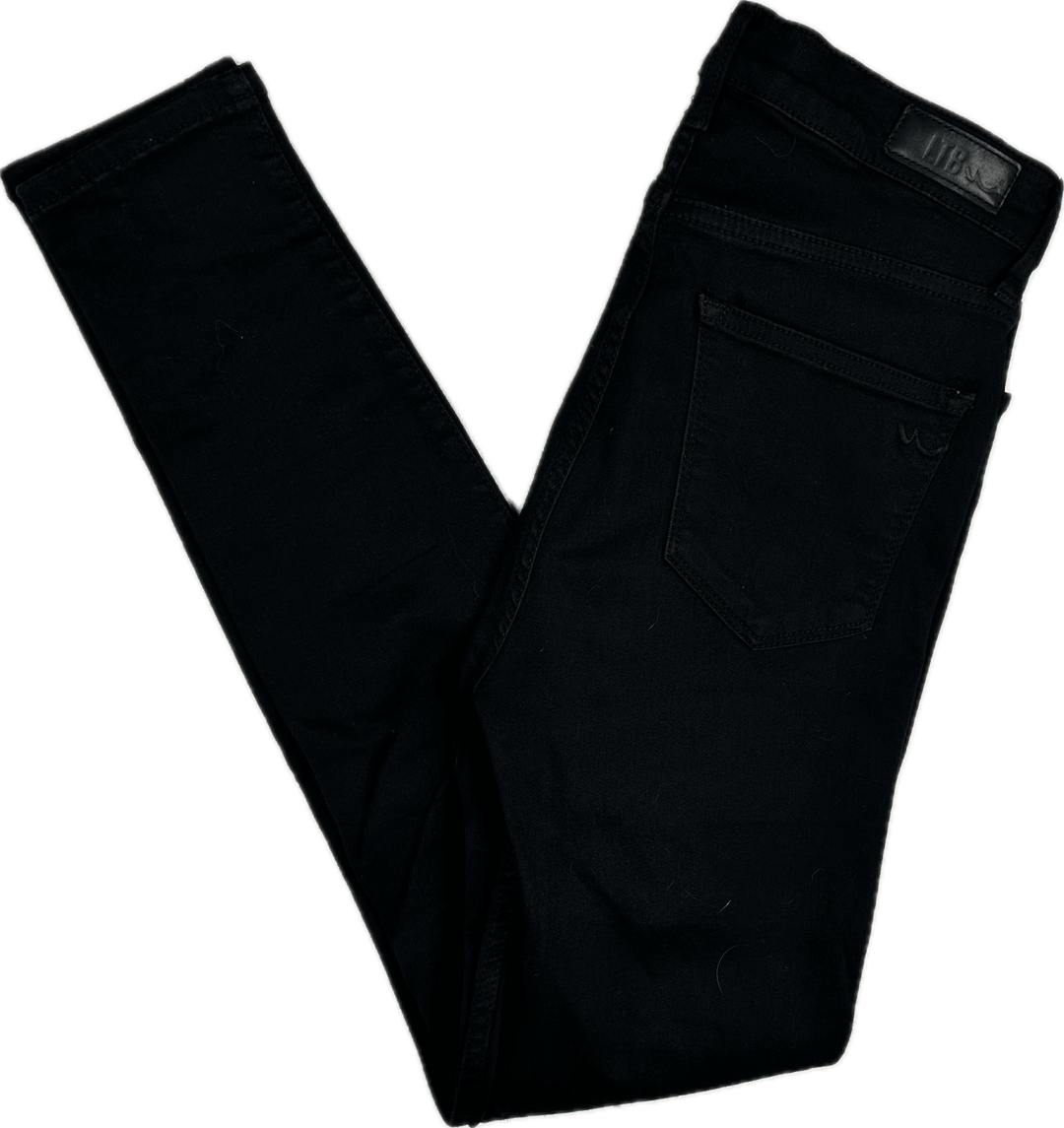 LTB Ladies Black 'Tanya X 'Mid Rise Skinny Jeans -Size 28