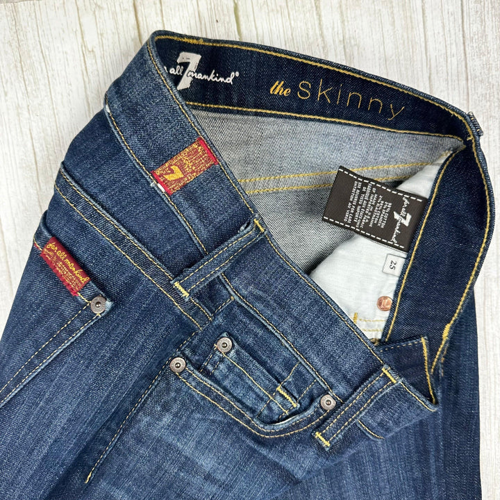 7 for all Mankind 'The Skinny' Jeans Size- 25